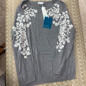 Gray lightweight sweater